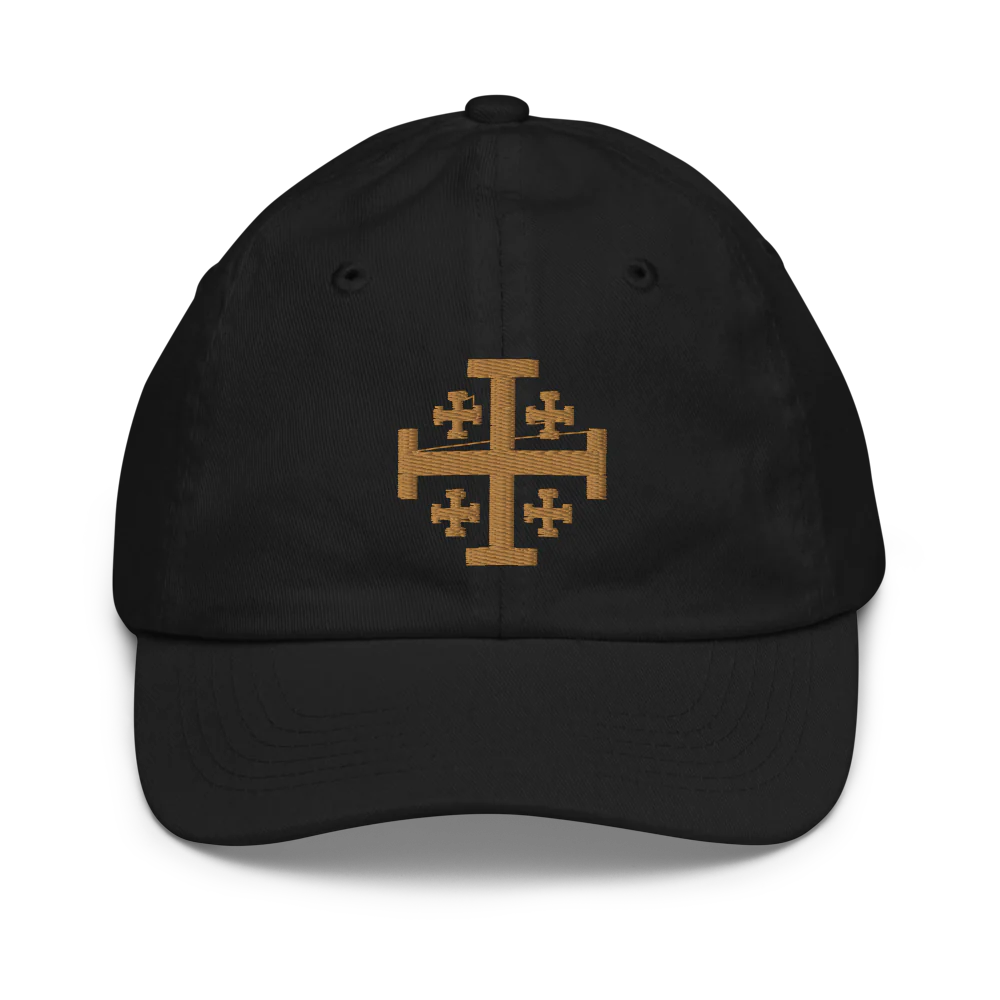 Jerusalem Cross Youth baseball cap