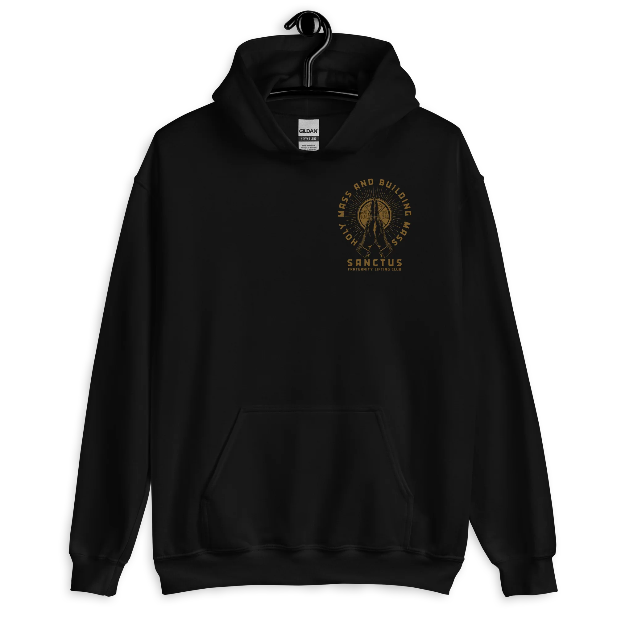 Lifting club - back cross Hoodie