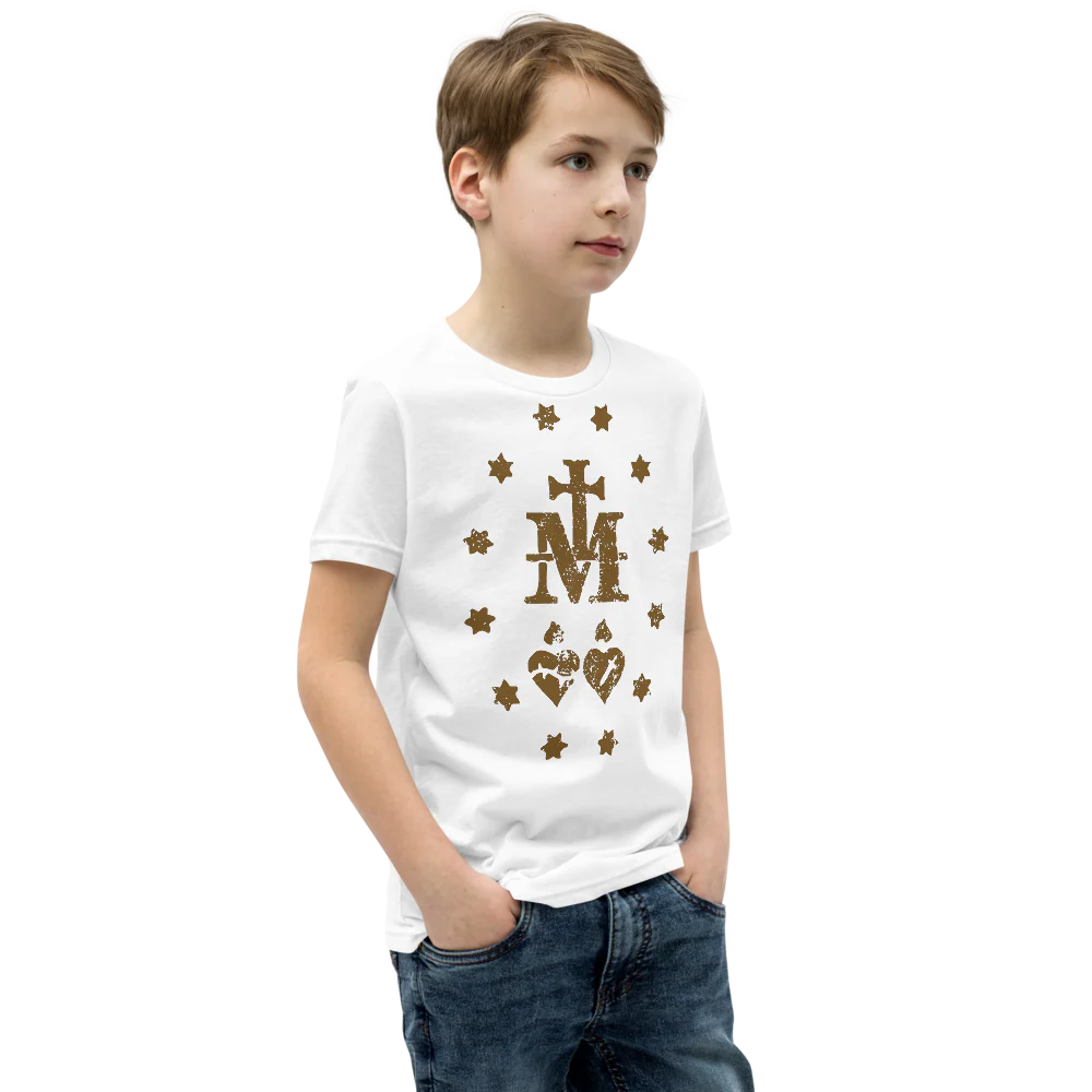 Miraculous Medal Kids Tee - Image 5