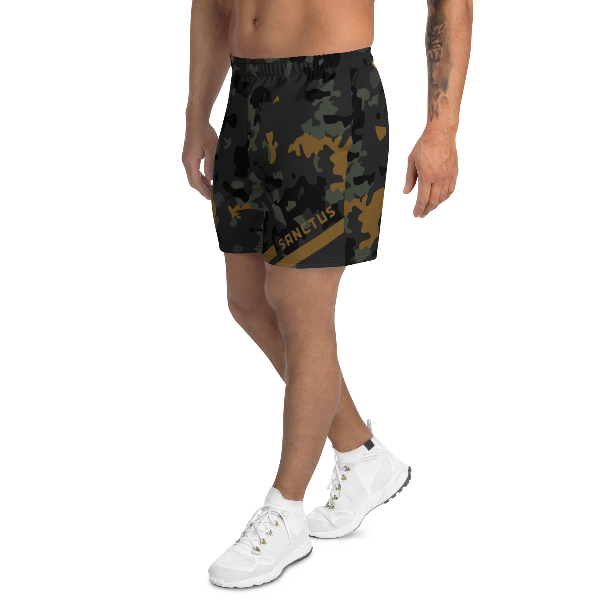 Sanctus Combatives Jungle Multicam Athletic Long Shorts - Image 3