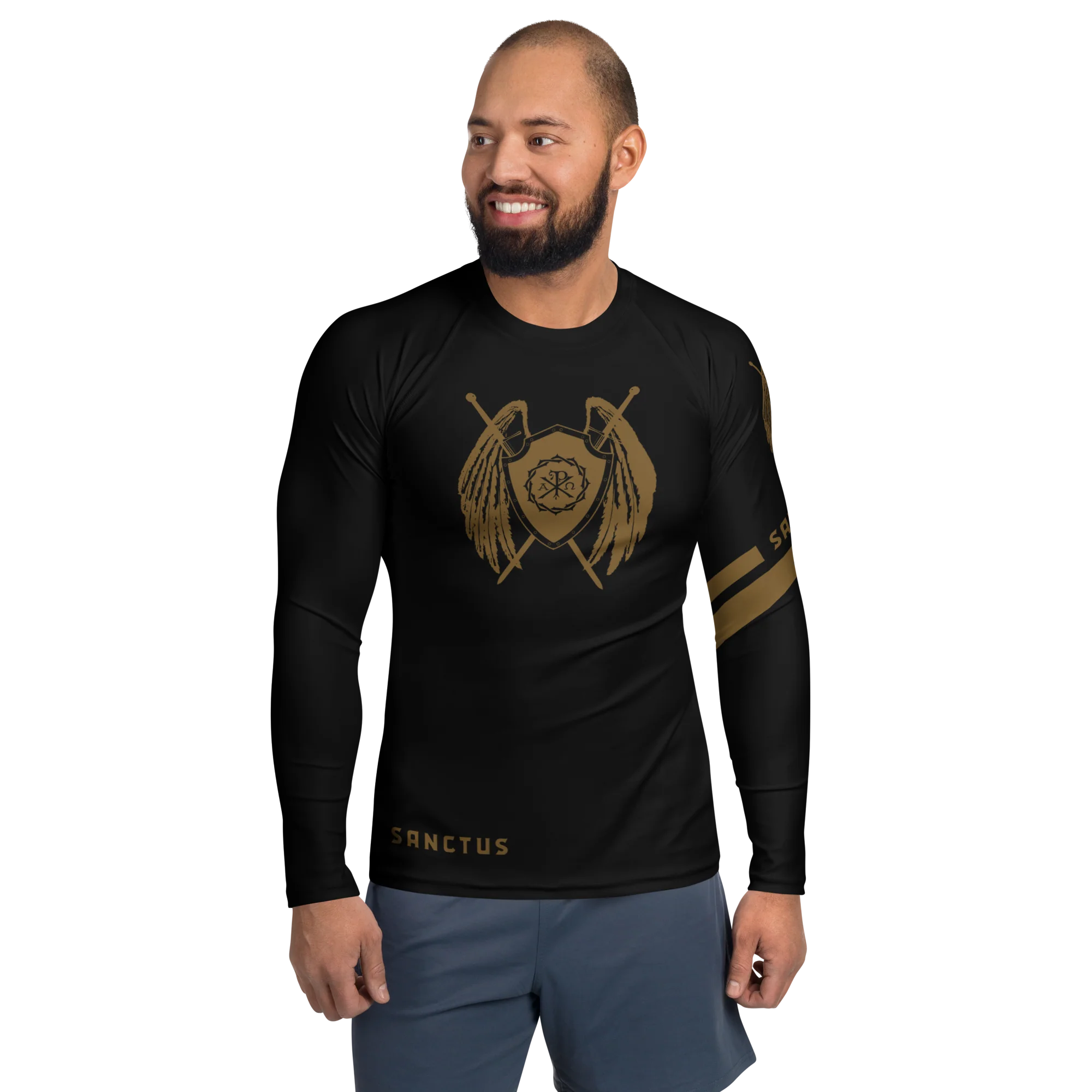 Sanctus Crest Men's Rash Guard
