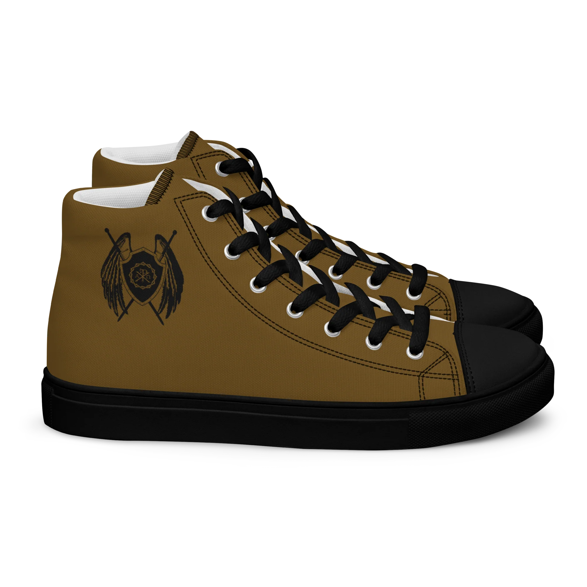 Sanctus Men’s high top canvas shoes - Image 4