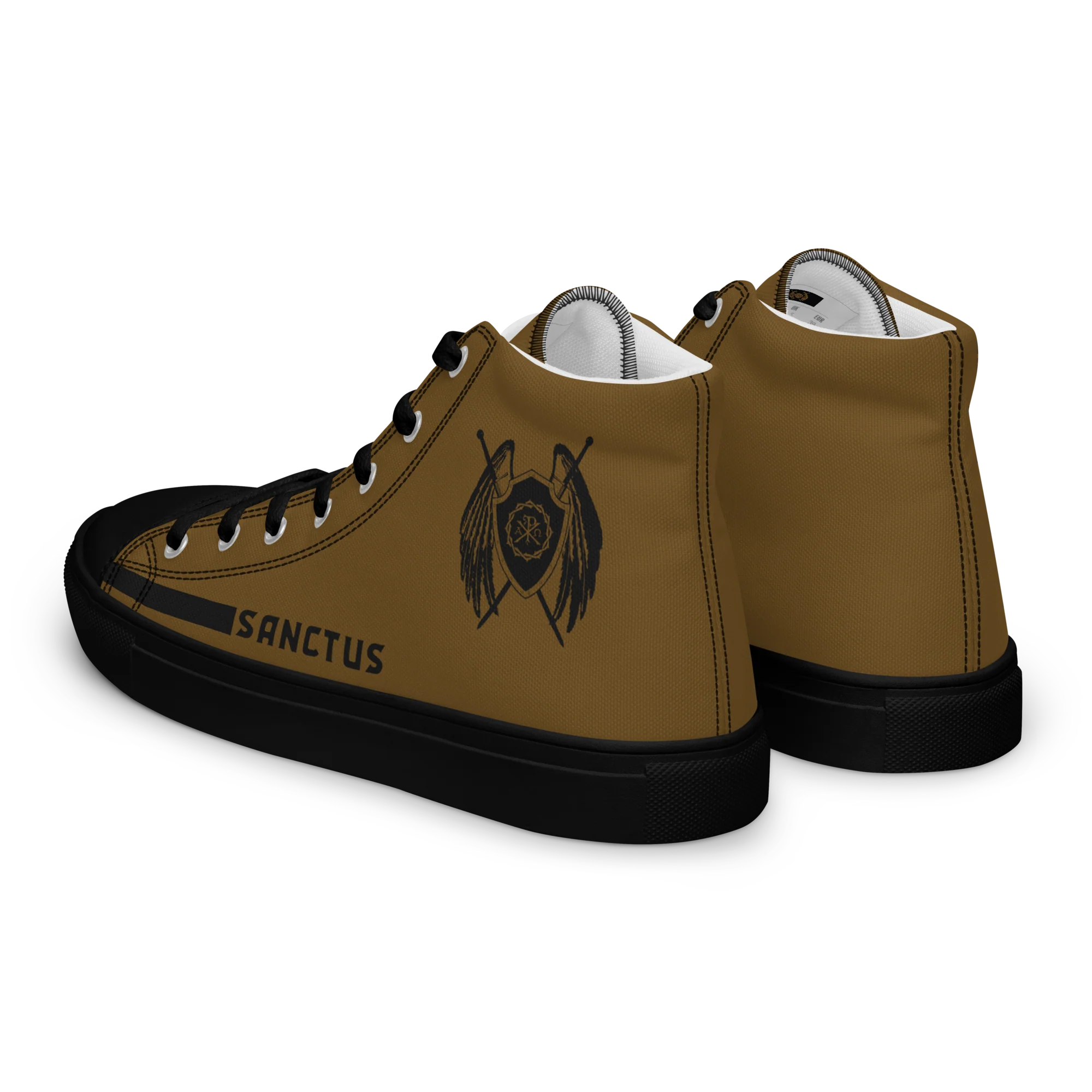 Sanctus Men’s high top canvas shoes - Image 10