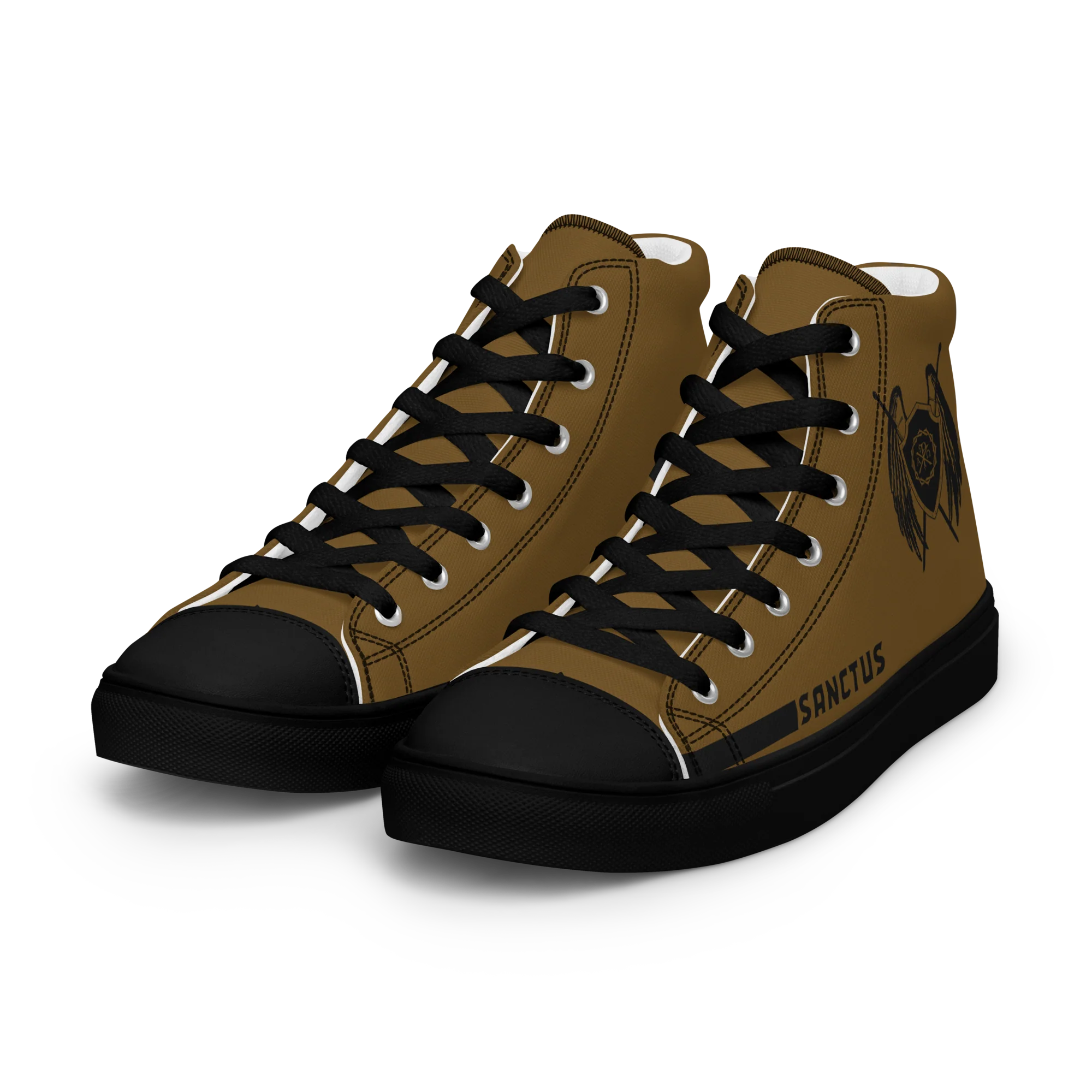 Sanctus Men’s high top canvas shoes - Image 11