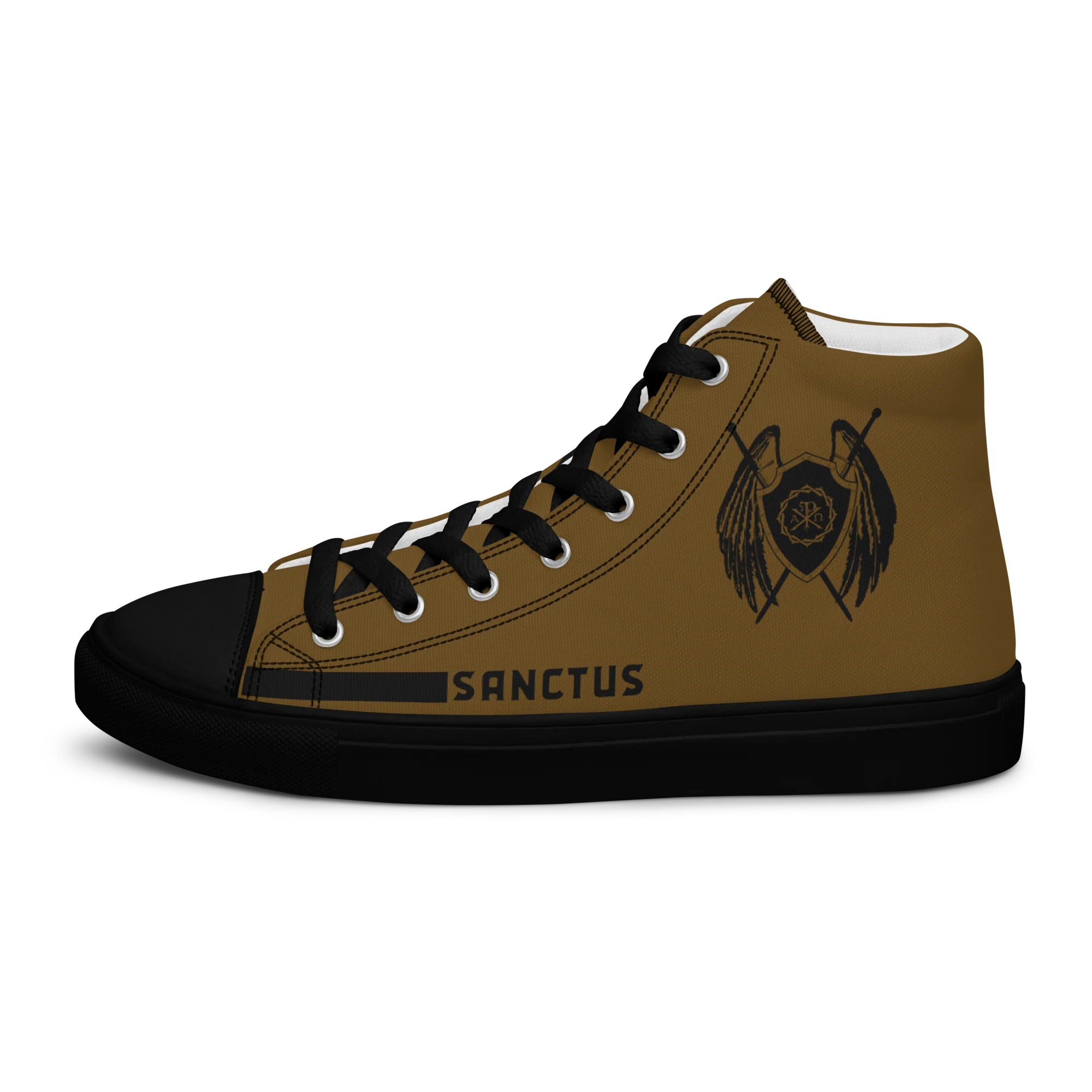 Sanctus Men’s high top canvas shoes - Image 4