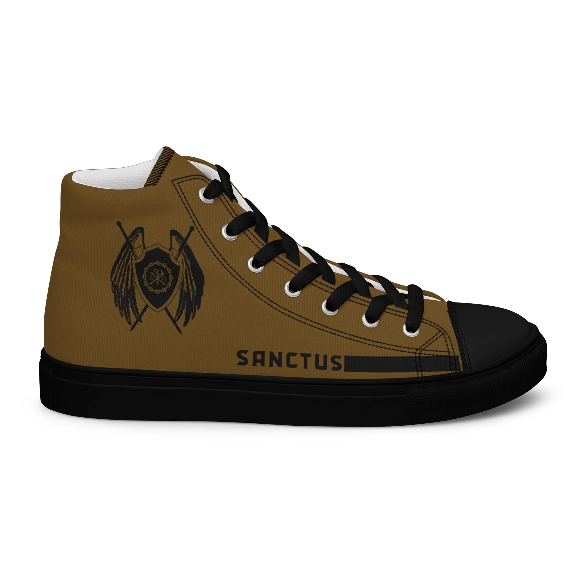 Sanctus Men’s high top canvas shoes - Image 5