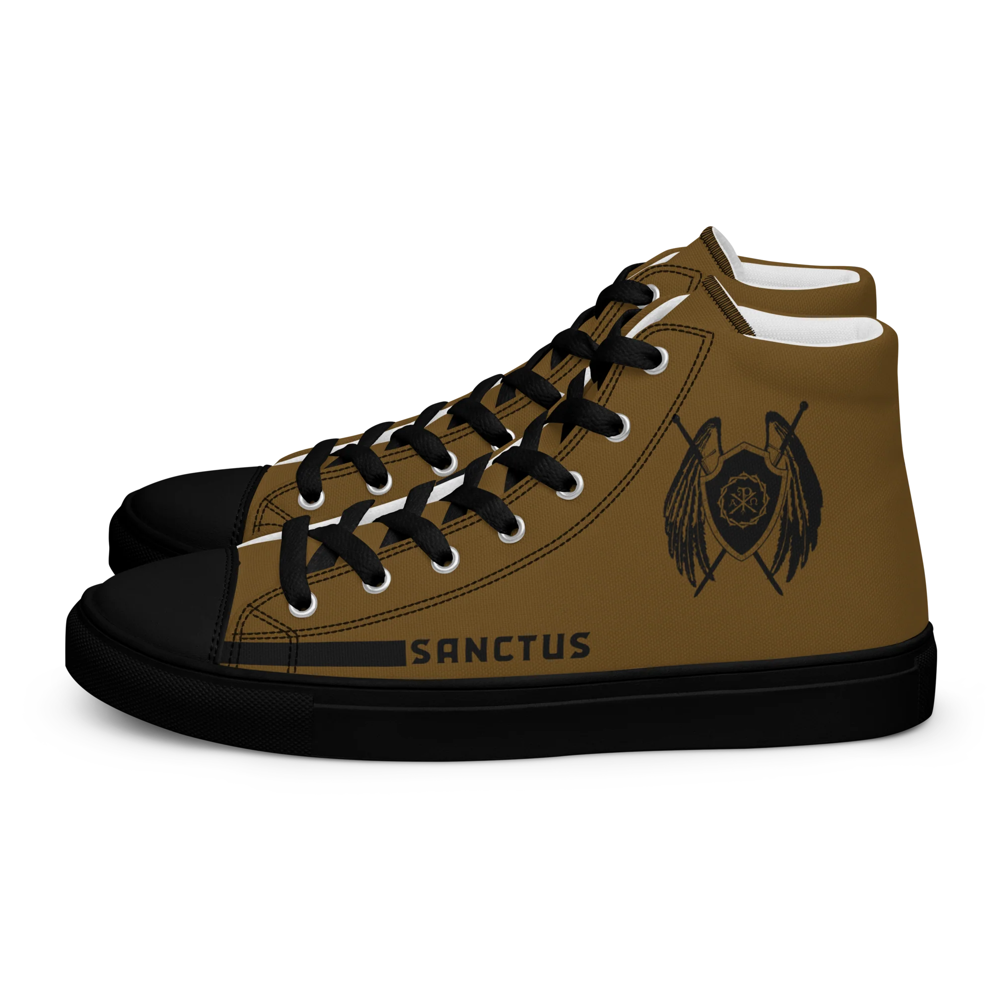 Sanctus Men’s high top canvas shoes - Image 8