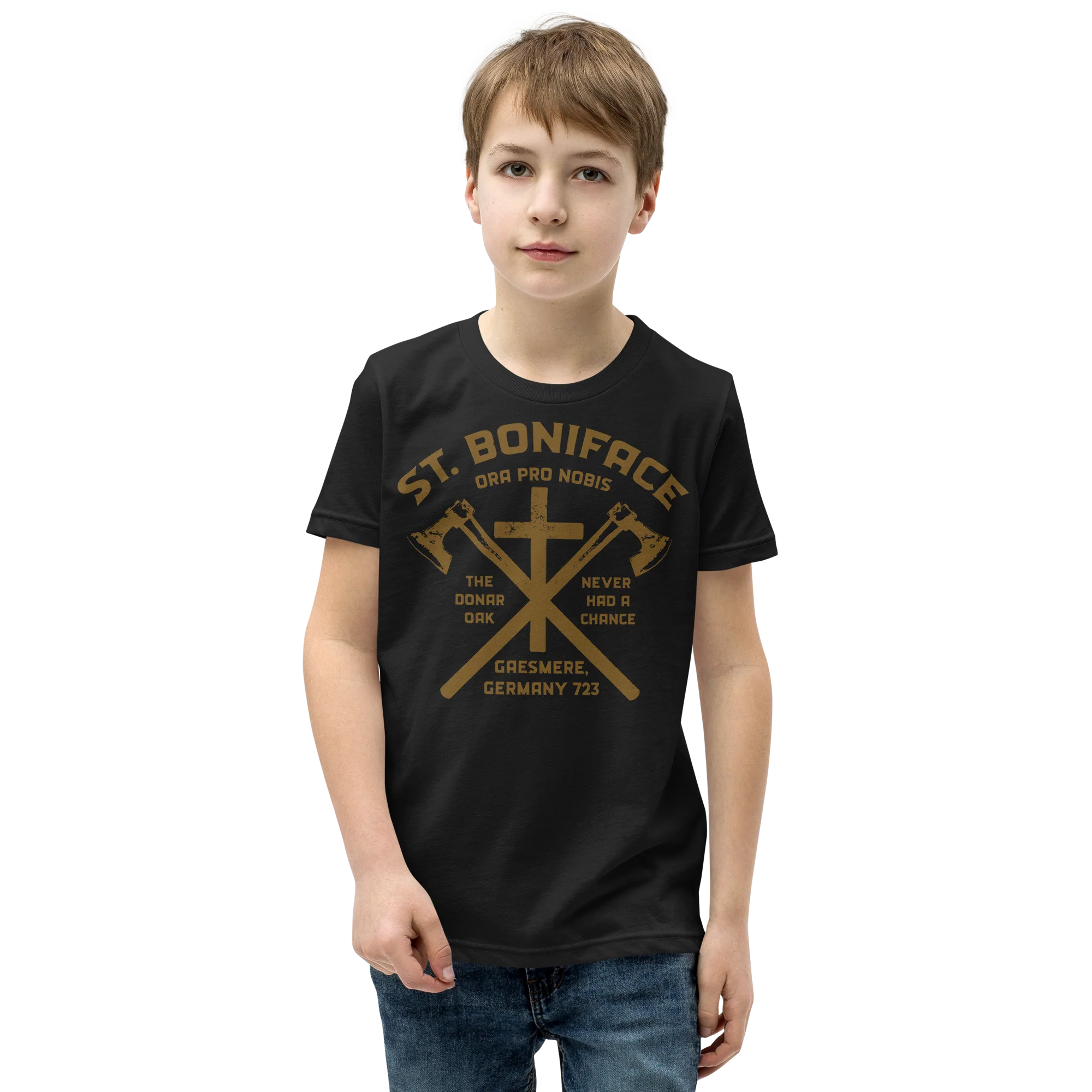 St. Boniface Youth Short Sleeve T-Shirt - Image 3
