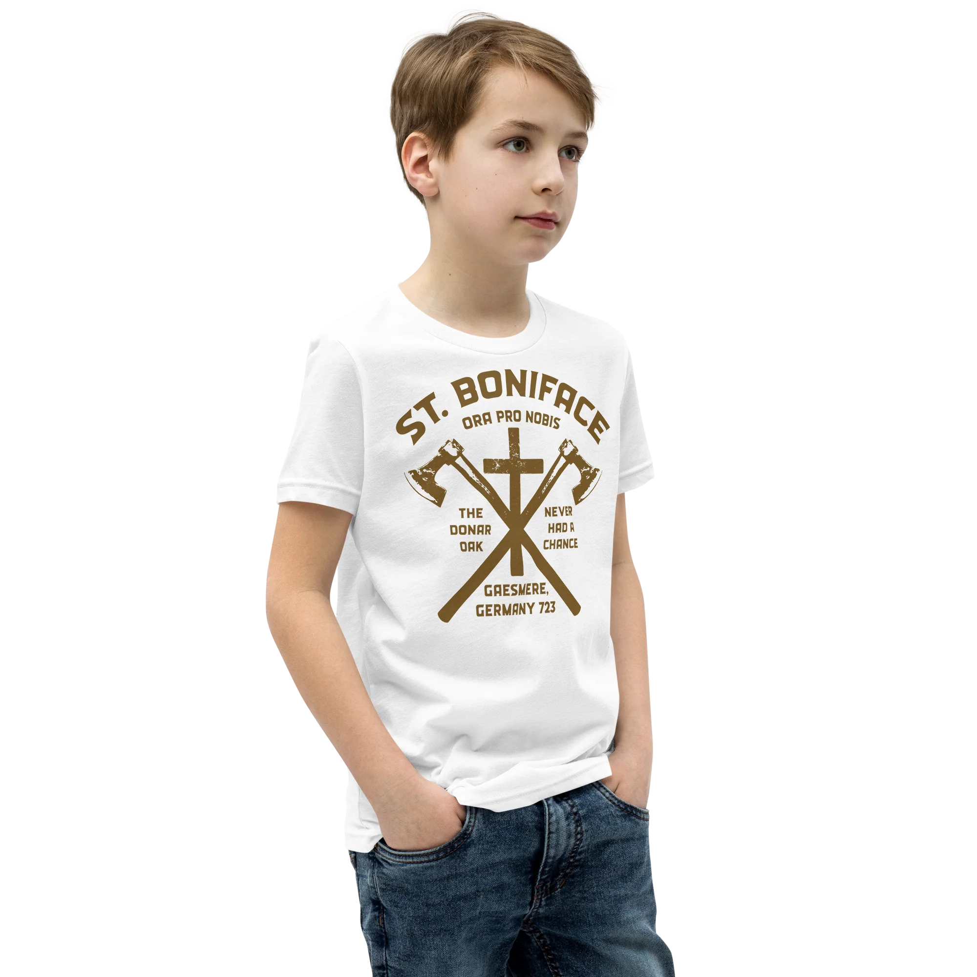 St. Boniface Youth Short Sleeve T-Shirt - Image 6