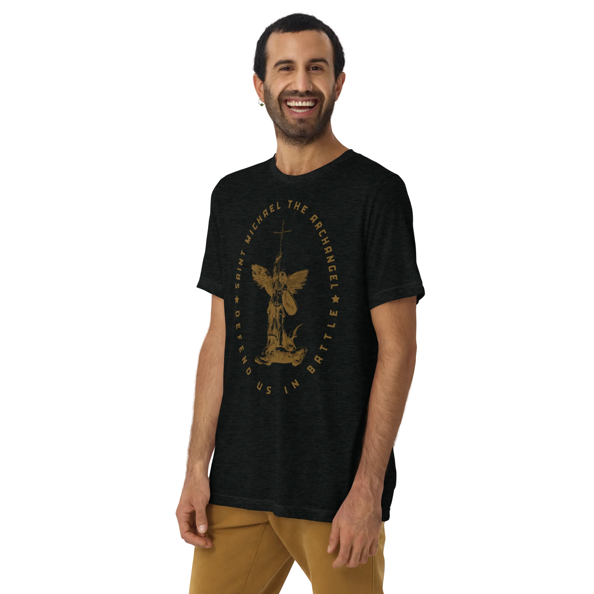St. Michael Tri-Blend t-shirt - Image 6